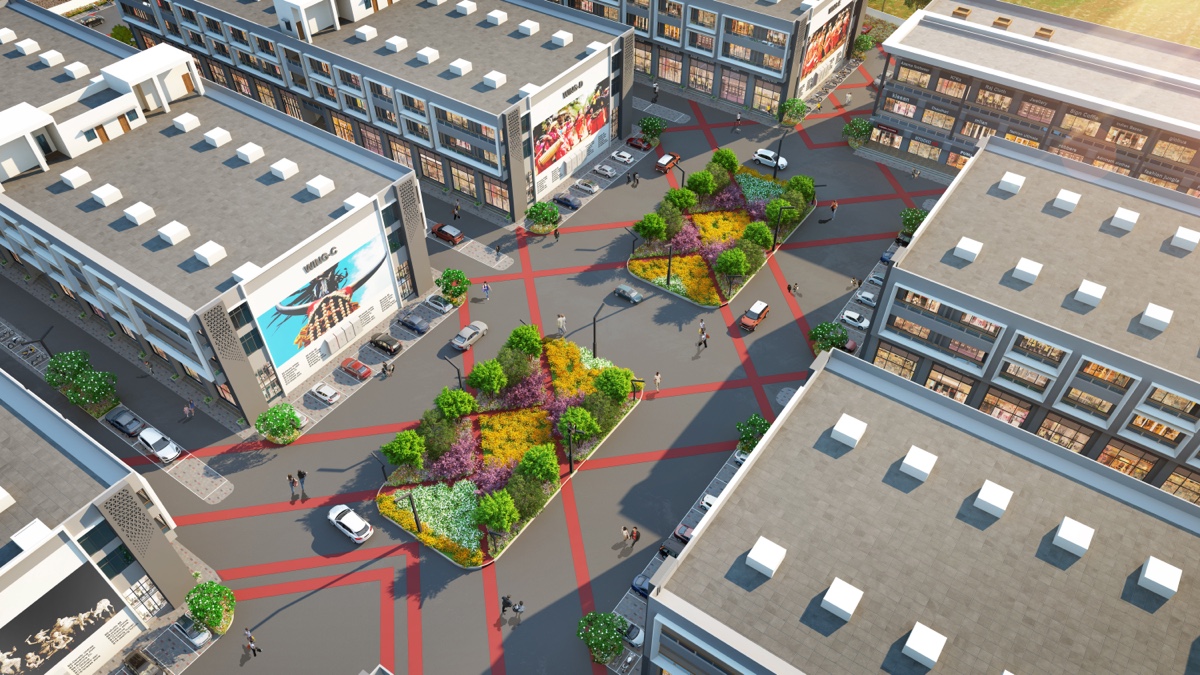 Topview of Shriram business park