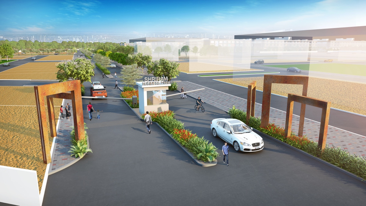 Entrance of Shriram business park
