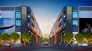 Sideways of Shriram business park